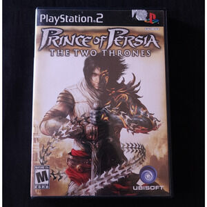 Prince of Persia The Two Thrones Sony PlayStation 2 Video Game PS2 2005 w/Manual